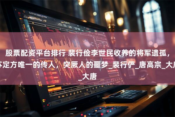 股票配资平台排行 裴行俭李世民收养的将军遗孤，苏定方唯一的传人，突厥人的噩梦_裴行俨_唐高宗_大唐